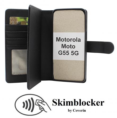 Coverin Skimblocker Motorola Moto G55 5G XL Magneetti Puhelimen Kuoret