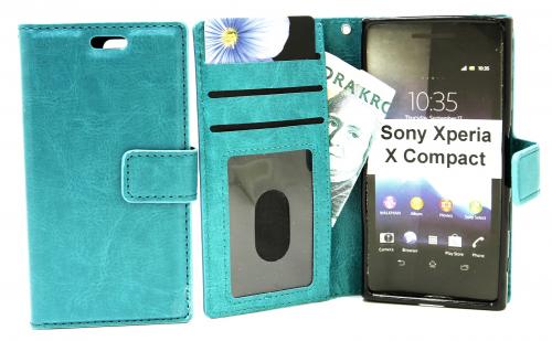 billigamobilskydd.se Crazy Horse Lompakko Sony Xperia X Compact (F5321)