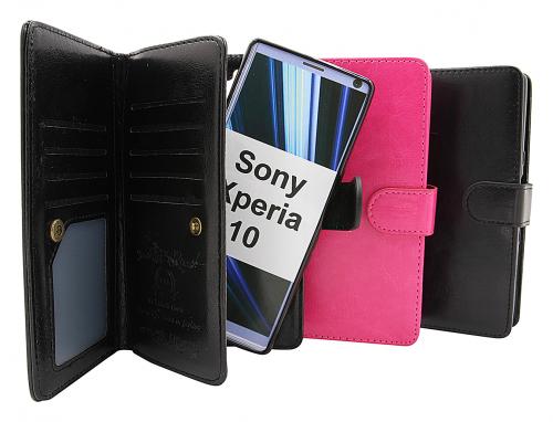 billigamobilskydd.se Crazy Horse XL Magnet Wallet Sony Xperia 10