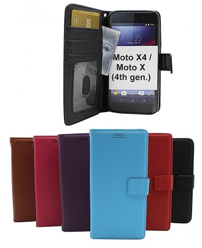 billigamobilskydd.se New Jalusta Lompakkokotelo Motorola Moto X4 / Moto X (4th gen)