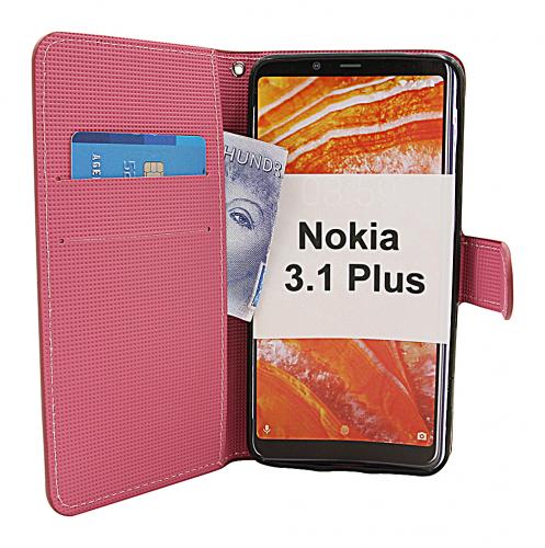 billigamobilskydd.se Kuviolompakko Nokia 3.1 Plus