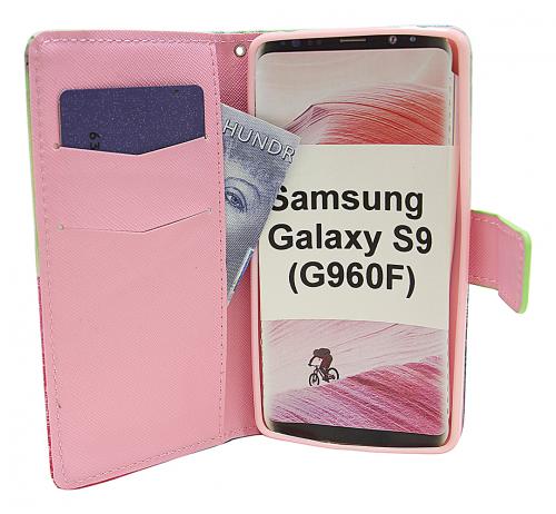 billigamobilskydd.se Kuviolompakko Samsung Galaxy S9 (G960F)