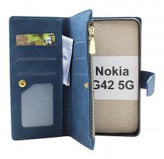 billigamobilskydd.se XL Standcase Luksuskotelo puhelimeen Nokia G42 5G