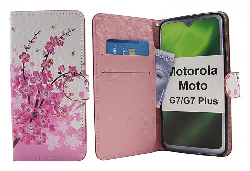 billigamobilskydd.se Kuviolompakko Motorola Moto G7 / Moto G7 Plus