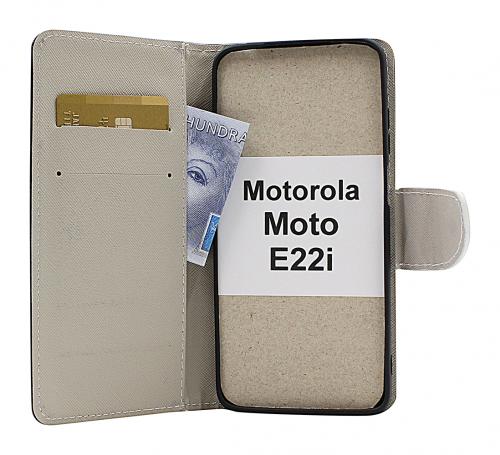 billigamobilskydd.se Kuviolompakko Motorola Moto E22i