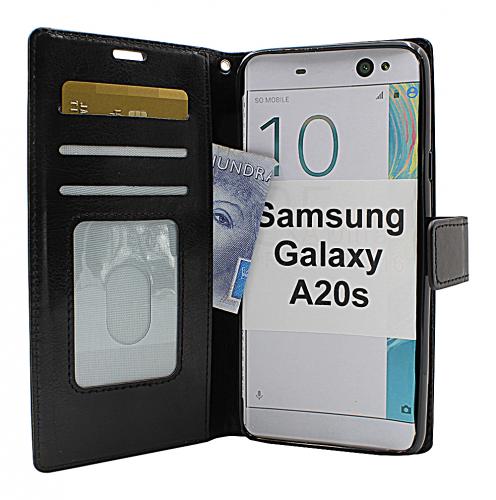 billigamobilskydd.se Crazy Horse Lompakko Samsung Galaxy A20s (A207F/DS)