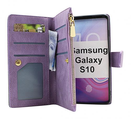 billigamobilskydd.se XL Standcase Luksuskotelo puhelimeen Samsung Galaxy S10 (G973F)