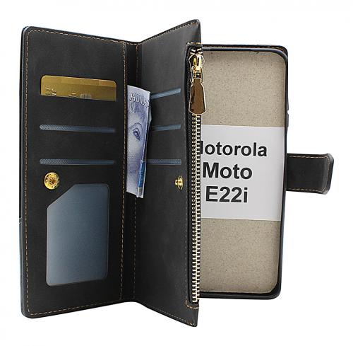 billigamobilskydd.se XL Standcase Luksuskotelo puhelimeen Motorola Moto E22i