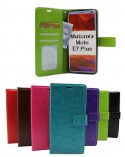 billigamobilskydd.se Crazy Horse Lompakko Motorola Moto E7 Plus