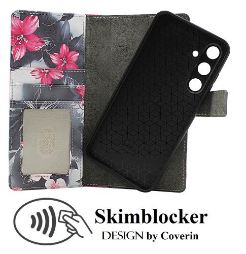 Coverin Skimblocker Samsung Galaxy S24 FE Magneetti Puhelimen Kuoret Design