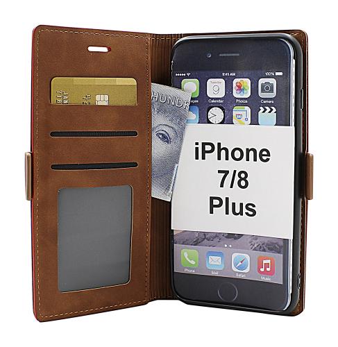 billigamobilskydd.se Luksuskotelo Standcase Wallet iPhone 7 Plus / 8 Plus