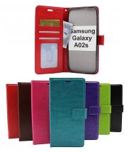 billigamobilskydd.se Crazy Horse Lompakko Samsung Galaxy A02s (A025G/DS)