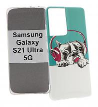 billigamobilskydd.se TPU-Designkotelo Samsung Galaxy S21 Ultra 5G (G998B)