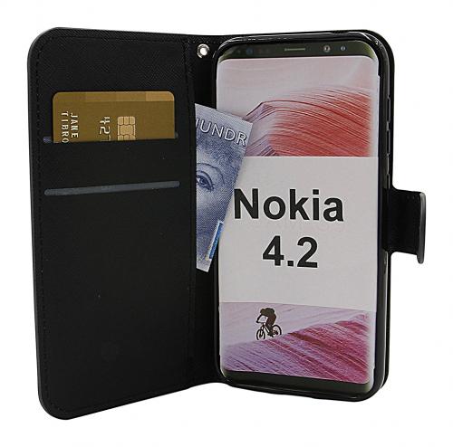 billigamobilskydd.se Kuviolompakko Nokia 4.2