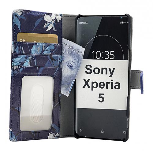 CoverIn Skimblocker Design Magneettilompakko Sony Xperia 5