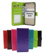 billigamobilskydd.se Crazy Horse Lompakko Samsung Galaxy S24 5G (SM-S921B/DS)
