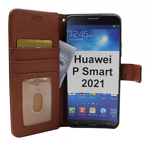 billigamobilskydd.se New Jalusta Lompakkokotelo Huawei P Smart 2021