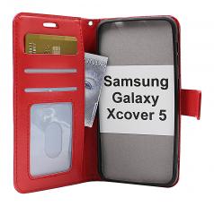 billigamobilskydd.se Crazy Horse Lompakko Samsung Galaxy Xcover 5 (SM-G525F)