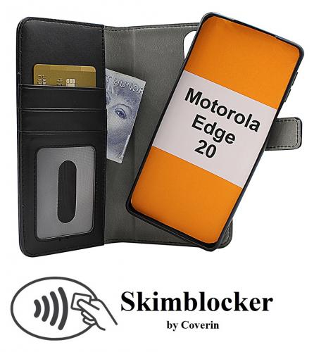 CoverIn Skimblocker Magneettikotelo Motorola Edge 20