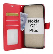 billigamobilskydd.se Crazy Horse Lompakko Nokia C21 Plus