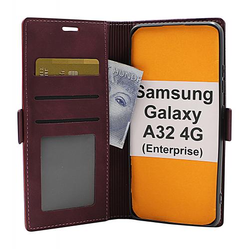 billigamobilskydd.se Luksuskotelo Standcase Wallet Samsung Galaxy A32 4G (SM-A325F)