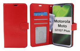 billigamobilskydd.se Crazy Horse Lompakko Motorola Moto G7 / Moto G7 Plus