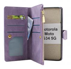 billigamobilskydd.se XL Standcase Luksuskotelo puhelimeen Motorola Moto G34 5G