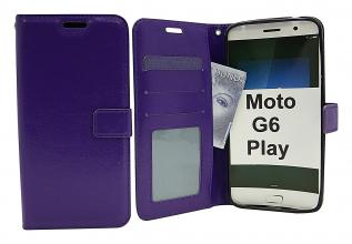 billigamobilskydd.se Crazy Horse Lompakko Motorola Moto G6 Play