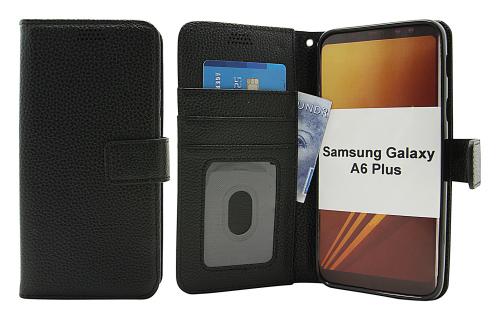 billigamobilskydd.se New Jalusta Lompakkokotelo Samsung Galaxy A6+ 2018 (A605FN/DS)