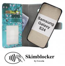 CoverIn Skimblocker Design Magneettilompakko Samsung Galaxy S24 5G (SM-S921B/DS)