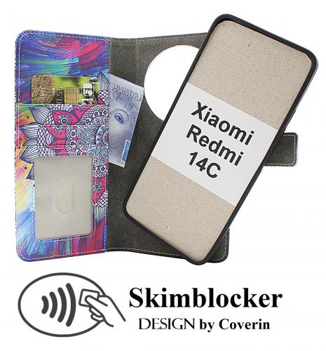 Coverin Skimblocker Xiaomi Redmi 14C Magneetti Puhelimen Kuoret Design