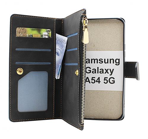 billigamobilskydd.se XL Standcase Luksuskotelo puhelimeen Samsung Galaxy A54 5G
