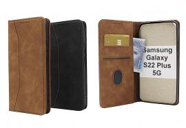 billigamobilskydd.se Fancy Standcase Wallet Samsung Galaxy S22 Plus 5G