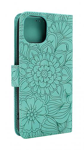 billigamobilskydd.se Flower Standcase Wallet iPhone 13 (6.1)