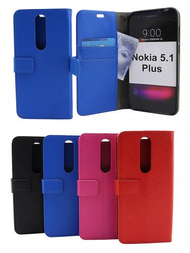 billigamobilskydd.se Jalusta Lompakkokotelo Nokia 5.1 Plus