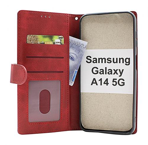 billigamobilskydd.se Zipper Standcase Wallet Samsung Galaxy A14 4G / 5G