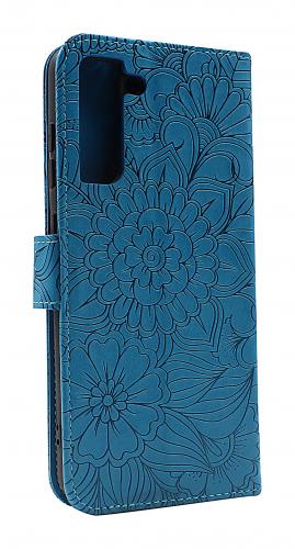 billigamobilskydd.se Flower Standcase Wallet Samsung Galaxy S21 FE 5G (SM-G990B)