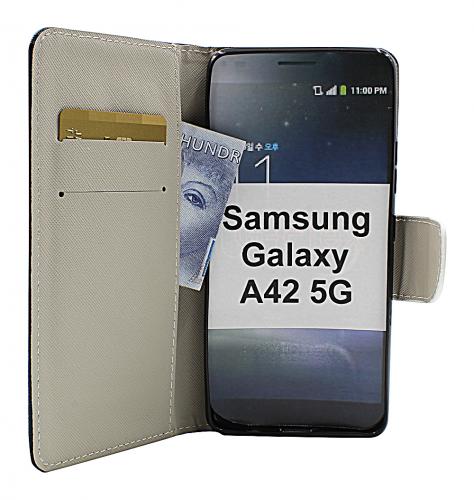billigamobilskydd.se Kuviolompakko Samsung Galaxy A42 5G