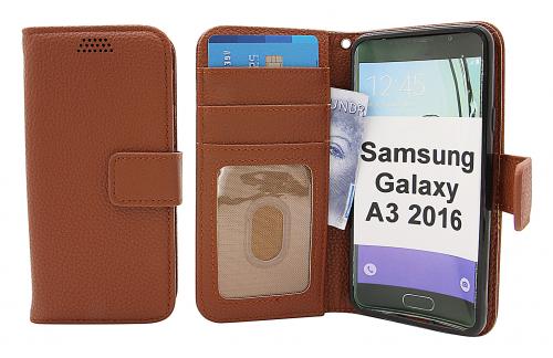 billigamobilskydd.se New Jalusta Lompakkokotelo Samsung Galaxy A3 2016 (A310F)