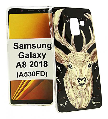 billigamobilskydd.se TPU-Designkotelo Samsung Galaxy A8 2018 (A530FD)