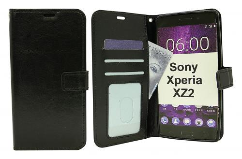 billigamobilskydd.se Crazy Horse Lompakko Sony Xperia XZ2 (H8266)