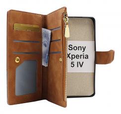 billigamobilskydd.se XL Standcase Luksuskotelo puhelimeen Sony Xperia 5 IV 5G