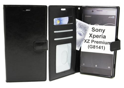 billigamobilskydd.se Crazy Horse Lompakko Sony Xperia XZ Premium (G8141)