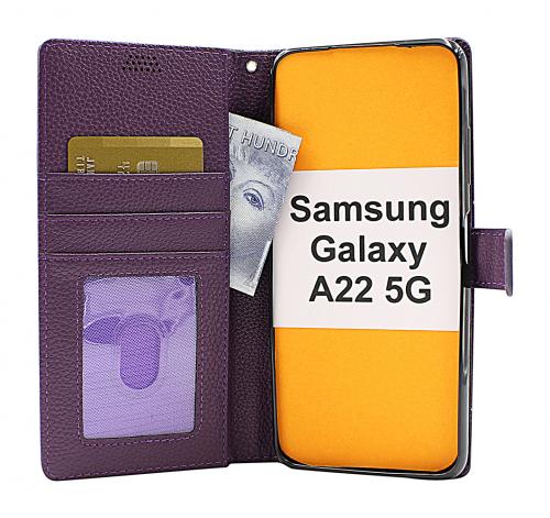 billigamobilskydd.se New Jalusta Lompakkokotelo Samsung Galaxy A22 5G (SM-A226B)