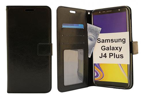 billigamobilskydd.se Crazy Horse Lompakko Samsung Galaxy J4 Plus (J415FN/DS)