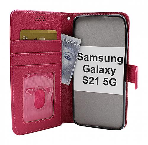 billigamobilskydd.se New Jalusta Lompakkokotelo Samsung Galaxy S21 5G (G991B)