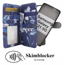 CoverIn Skimblocker XL Magnet Designwallet Samsung Galaxy S21 5G (G991B)