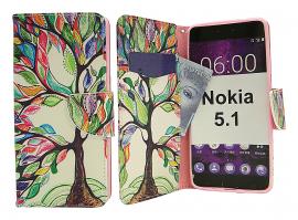 billigamobilskydd.se Kuviolompakko Nokia 5.1
