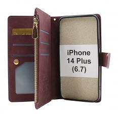 billigamobilskydd.se XL Standcase Luksuskotelo puhelimeen iPhone 14 Plus (6.7)