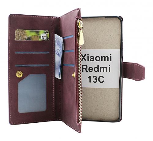 billigamobilskydd.se XL Standcase Luksuskotelo puhelimeen Xiaomi Redmi 13C